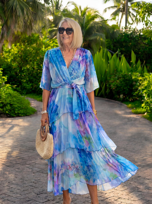 Casar – Robe élégante en georgette