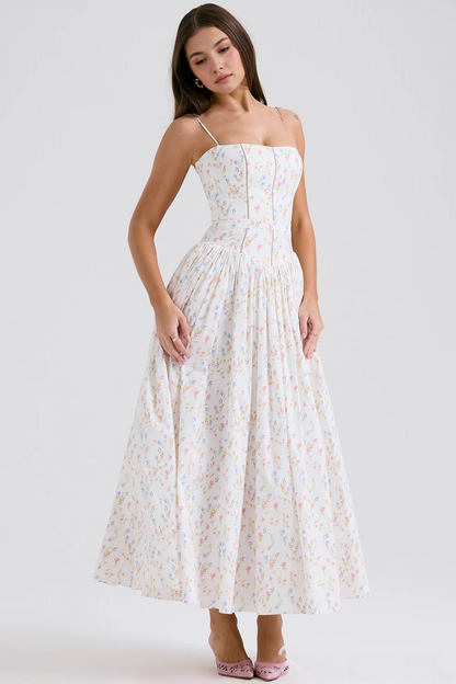 VIOLETTA - Robe Midi Posy