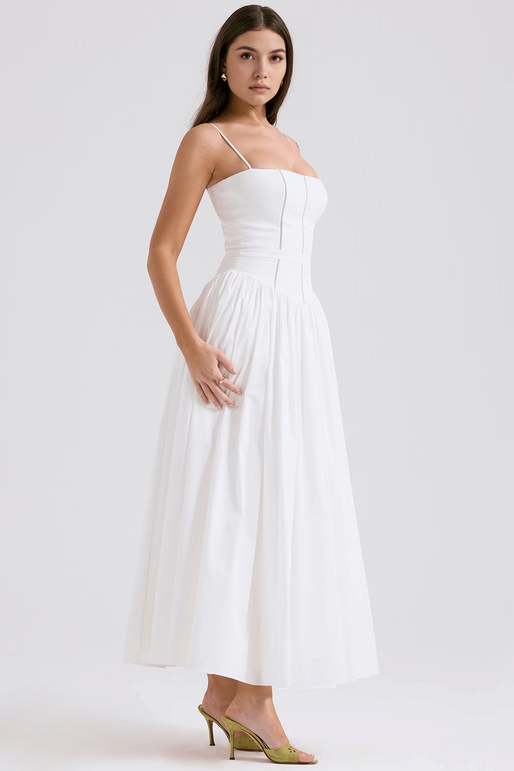 VIOLETTA - Robe Midi Posy