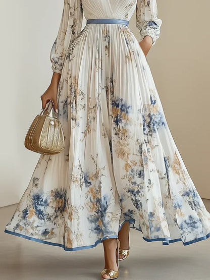 Bristol - Robe Maxi Bohème à Patches Floraux