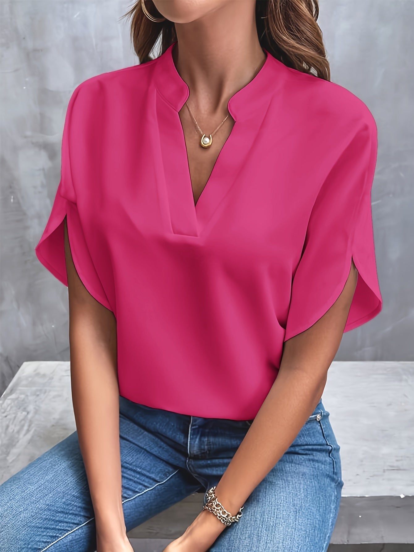 Mina™ | Blouse Élégante Luxueuse