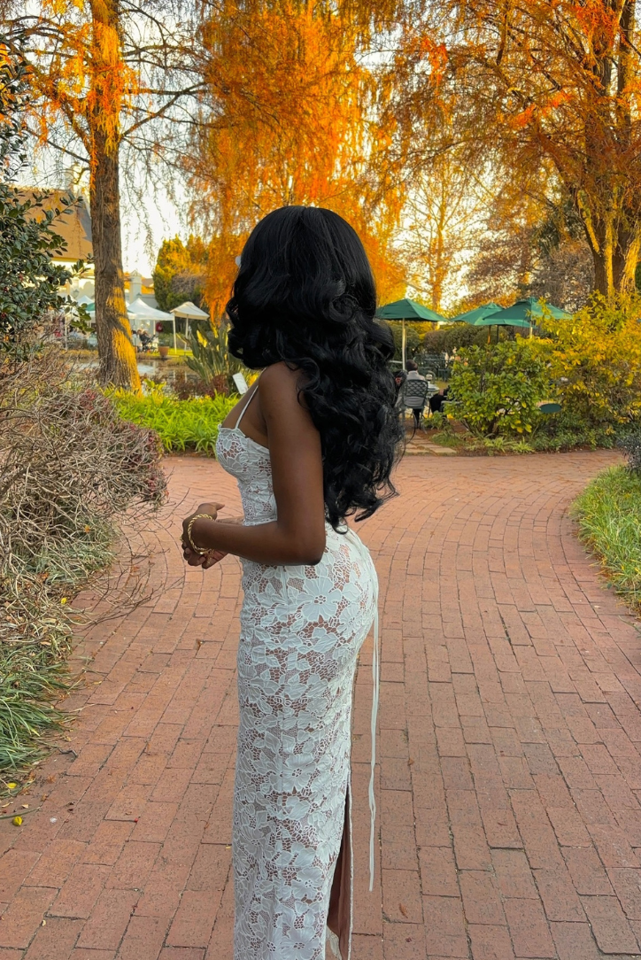 Janessa | Robe Longue en Dentelle