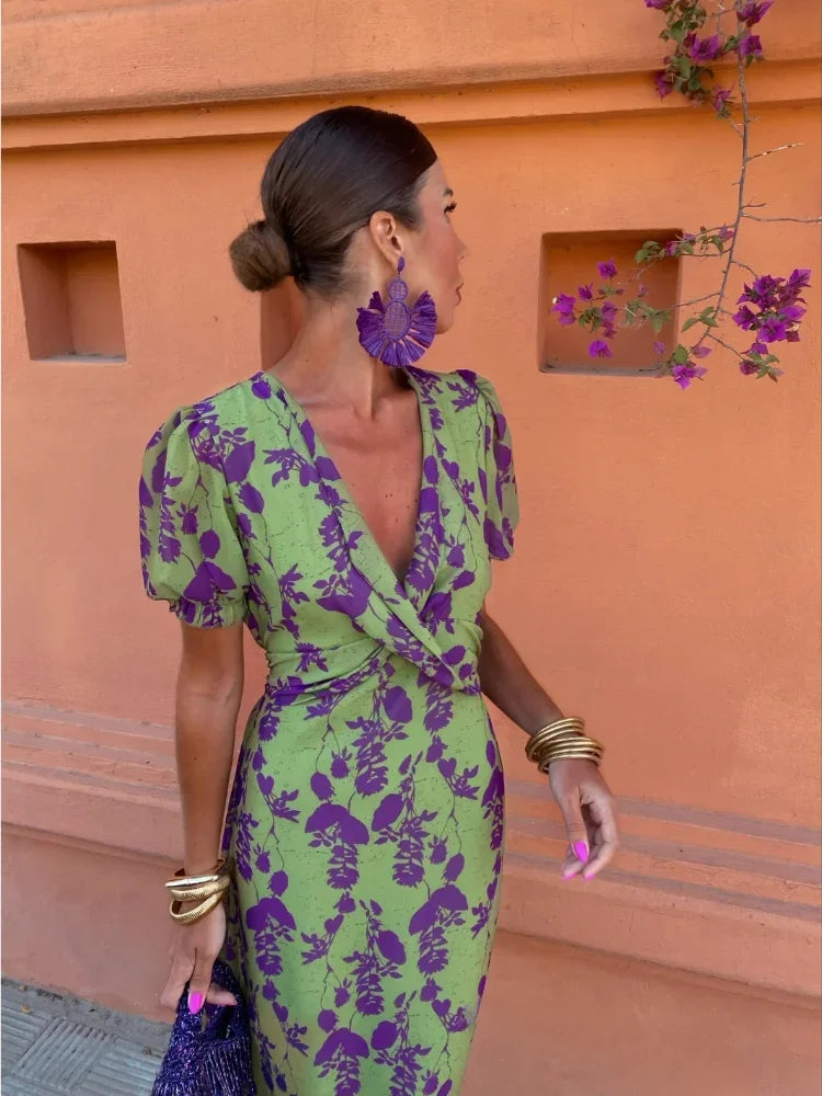 Rhiannon™ | Belle Robe Imprimée pour Femmes