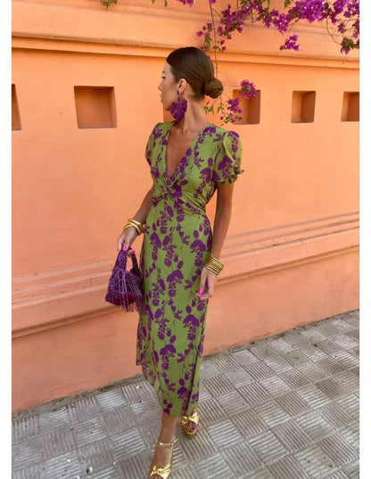 Rhiannon™ | Belle Robe Imprimée pour Femmes
