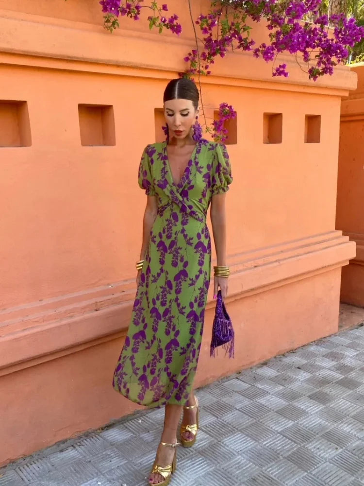 Rhiannon™ | Belle Robe Imprimée pour Femmes
