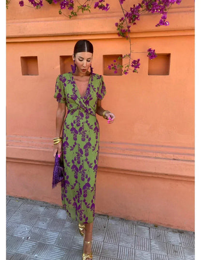 Rhiannon™ | Belle Robe Imprimée pour Femmes