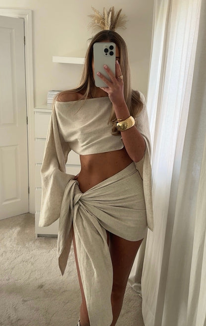 Joselyn - Ensemble Sarong Décolleté