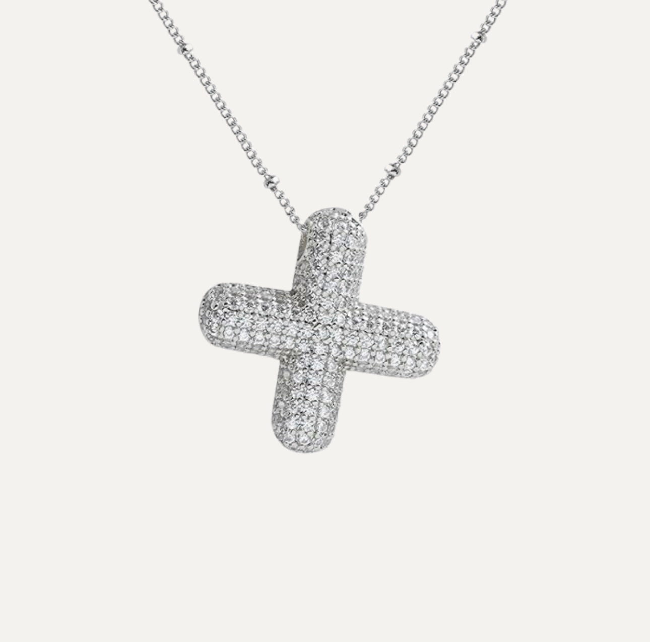 Savannah | Collier avec Lettre à Bulles en Diamant
