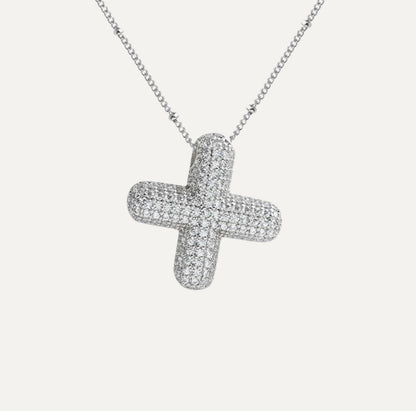 Savannah | Collier avec Lettre à Bulles en Diamant