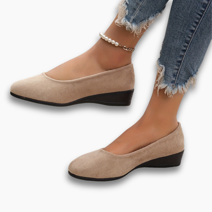 Karina - Chaussures Basses en Velours Doux
