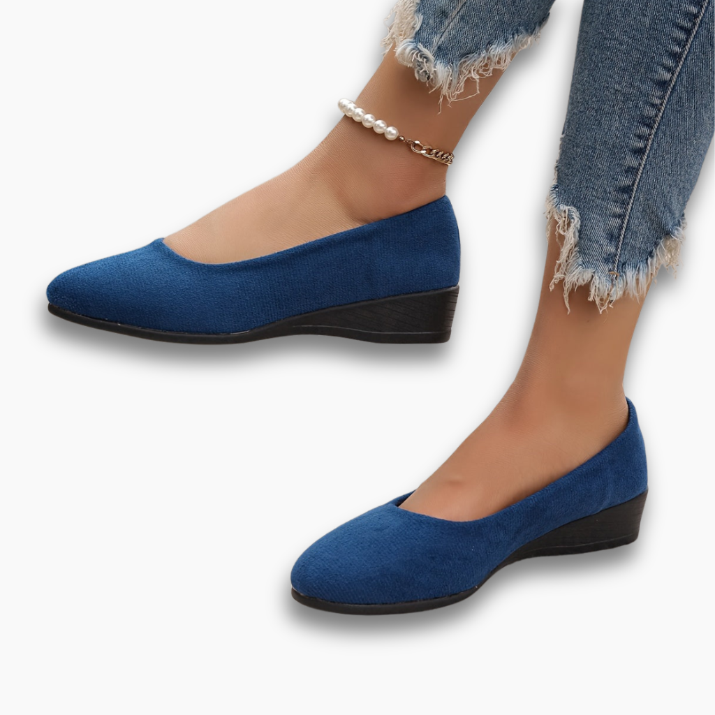 Karina - Chaussures Basses en Velours Doux