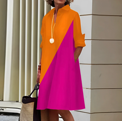 Celina – Robe Midi d'Élégance Sans Effort
