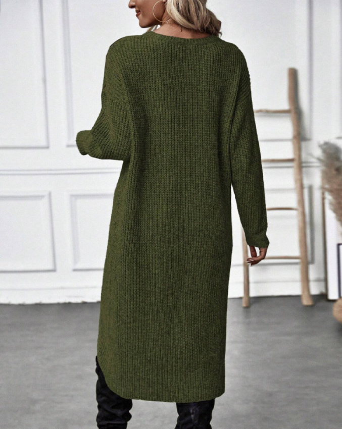 Grace | Robe en Tricot de Pull qui Couvre le Ventre