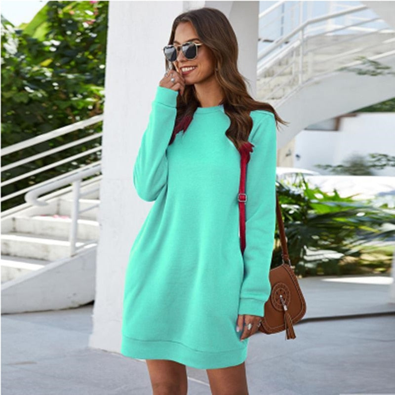 Robe-pull tendance chaud pour femme | Mini