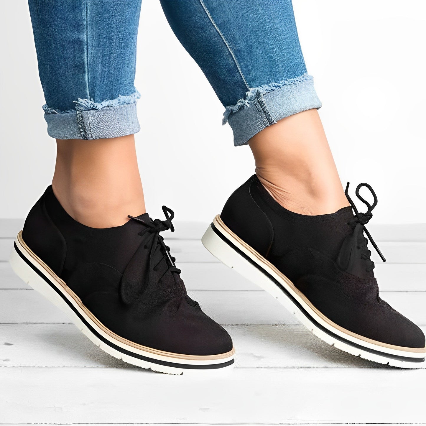 Sloane - Chaussures Oxford à Lacets et Découpes