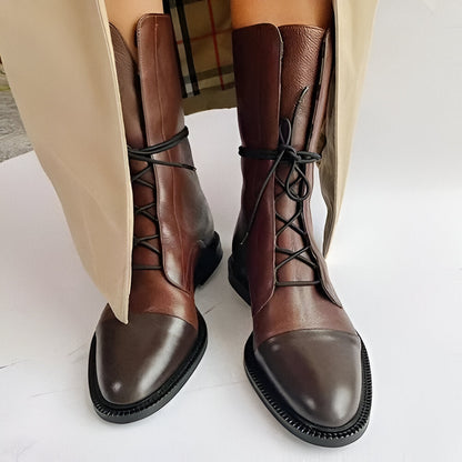 Isabella™ - Bottines Élégantes à Talons en Cuir Végétal