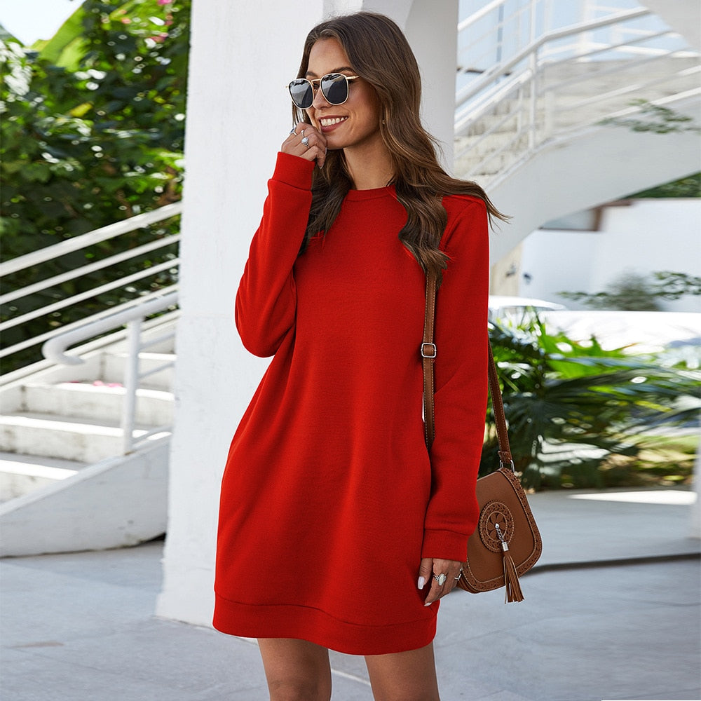 Robe-pull tendance chaud pour femme | Mini