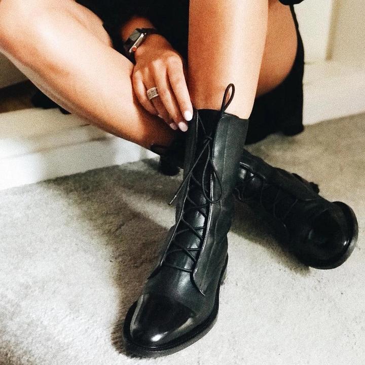 Isabella™ - Bottines Élégantes à Talons en Cuir Végétal