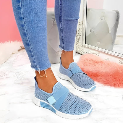 Christine - Chaussures plates élégantes avec fermeture Velcro pour femmes