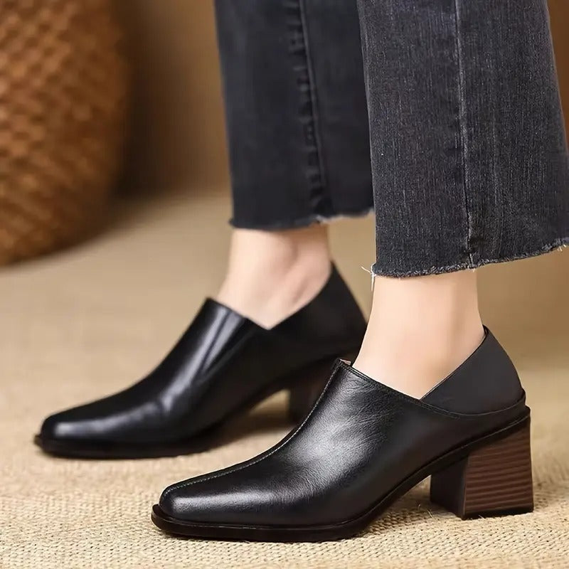 Aniceta - Talons Élégants en Cuir