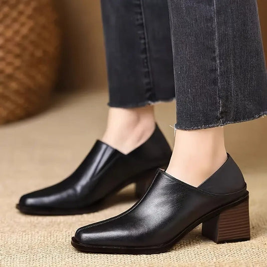 Aniceta - Talons Élégants en Cuir