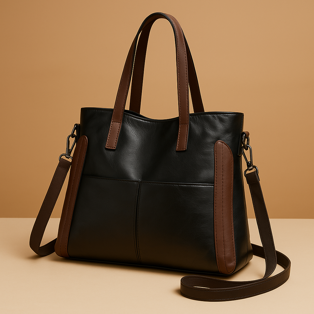 Sac en Cuir Classique Indigo