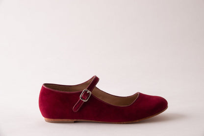 Giulia – Mules Mary Jane in Camoscio