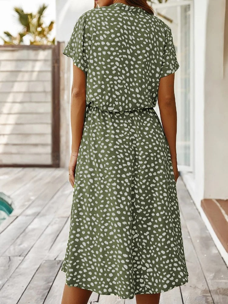 Elaine | Robe Chemise Chic Pour Femme | Midi