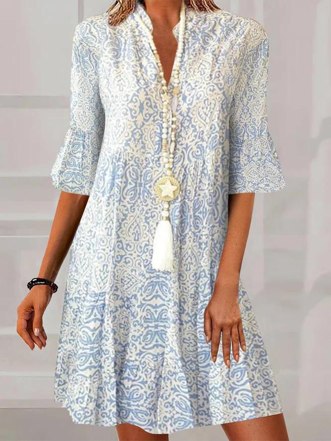 Sylvia - Robe Mini Évasée Inspirée du Vintage