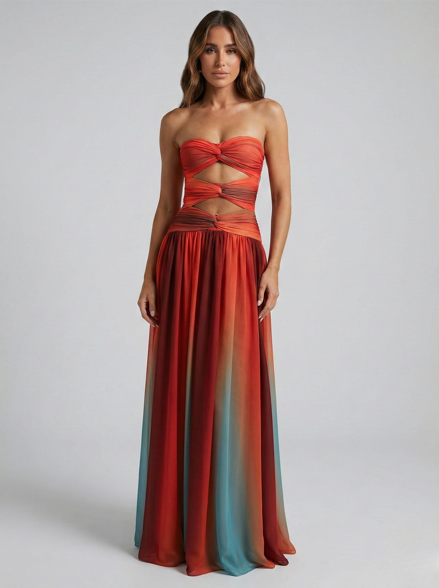 Robe Maxi Décolleté Mirage de Luna