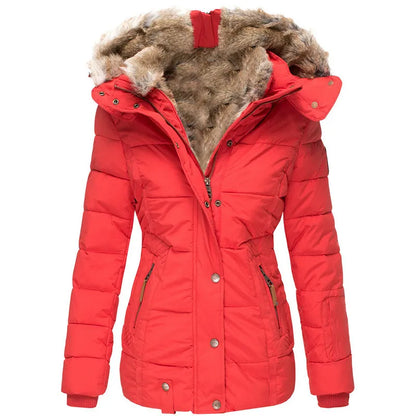 Grace - Veste en Cuir Chaude et Confortable pour l'Hiver