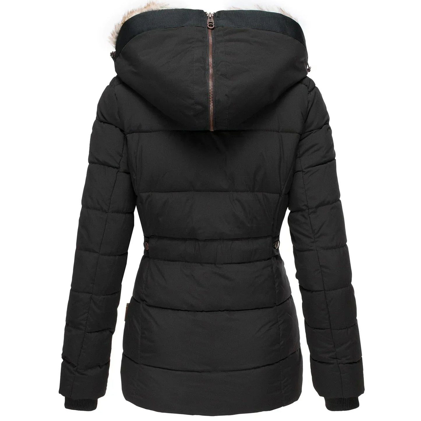 Grace - Veste en Cuir Chaude et Confortable pour l'Hiver