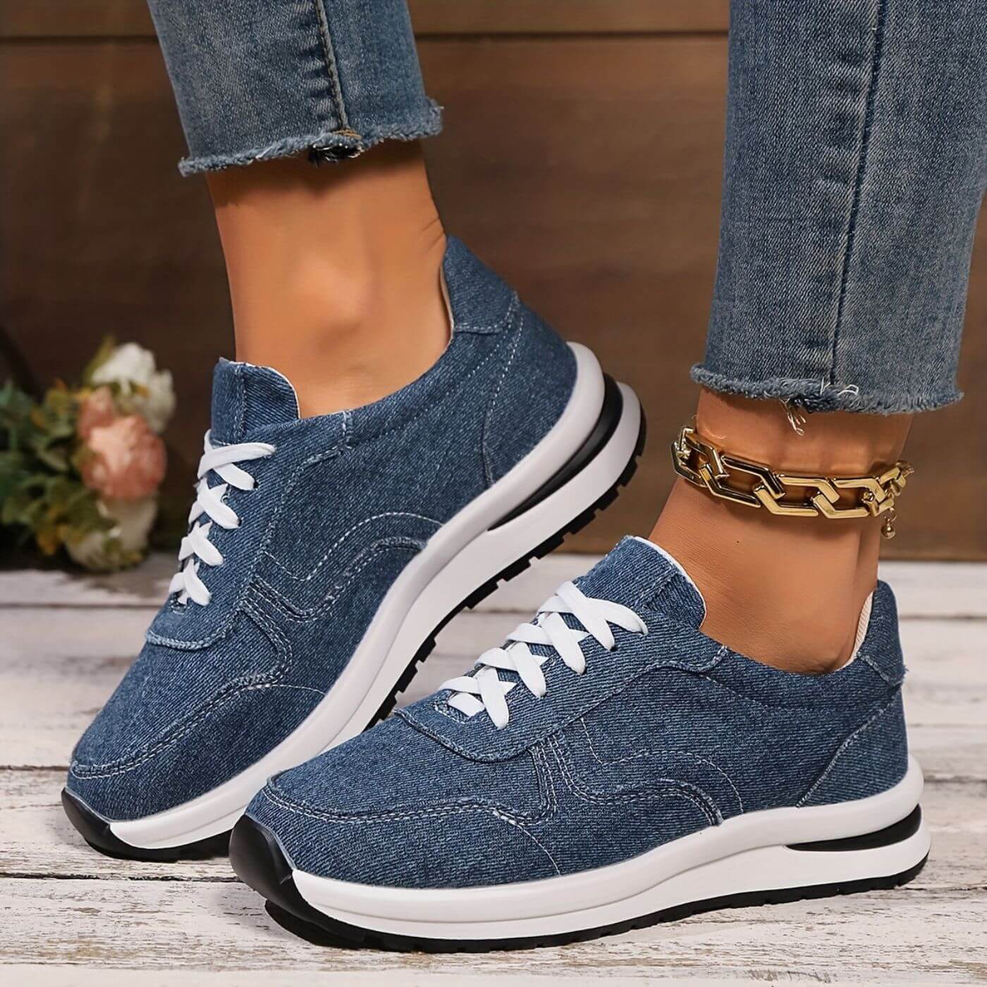 Giocoso - Baskets en Denim Confortables