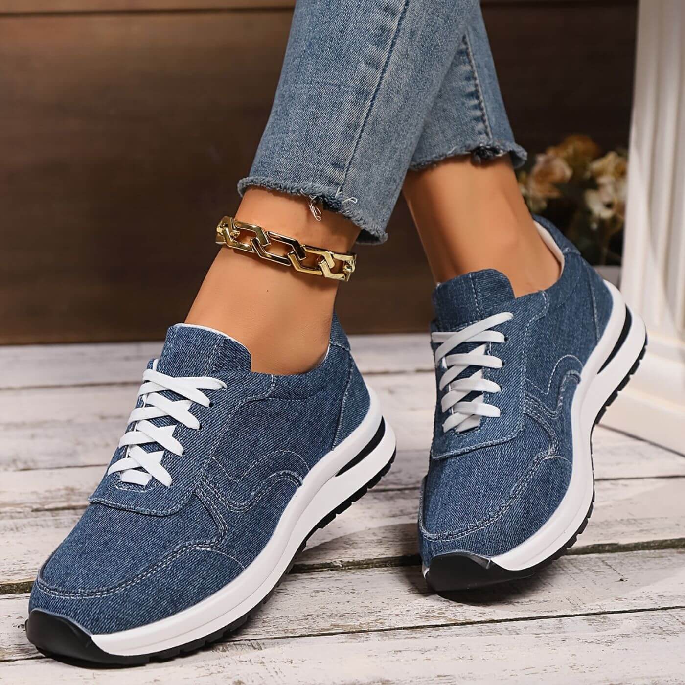 Giocoso - Baskets en Denim Confortables
