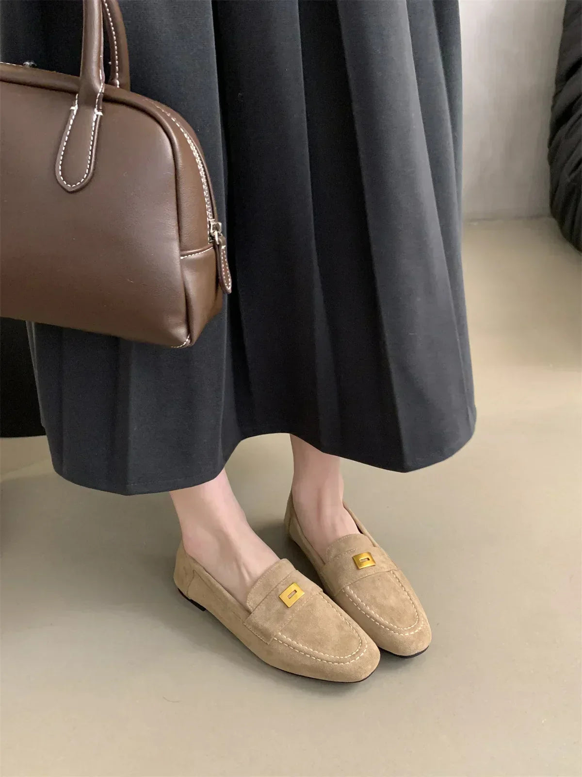 Malou® | Chaussures Britanniques en Suède Léger
