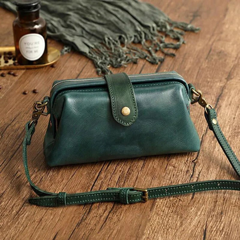 Edis | Sac à Bandoulière Rétro Classique au Format Compact