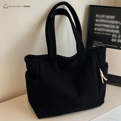 Sac à Bandoulière en Velours Sienna™
