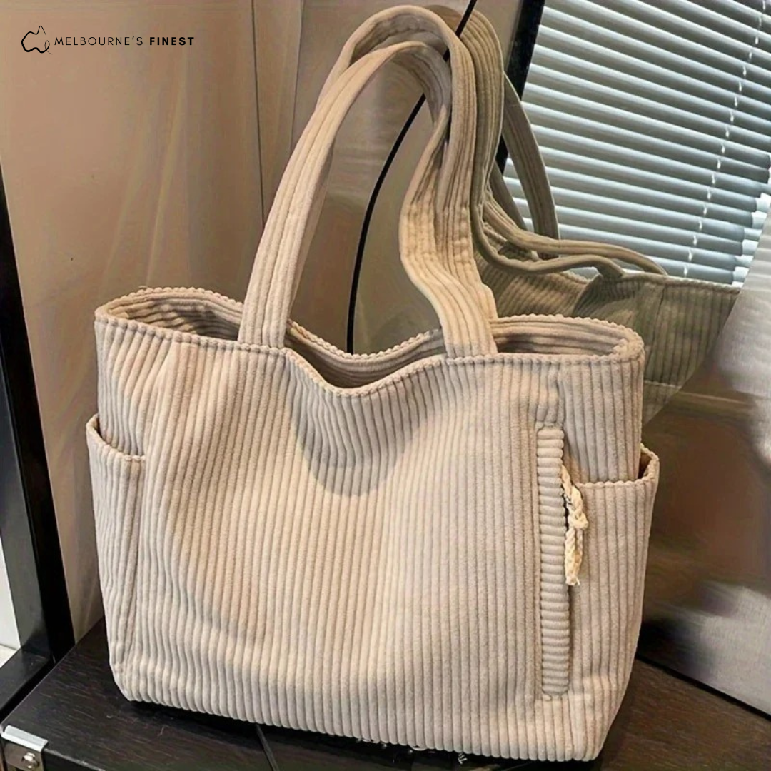 Sac à Bandoulière en Velours Sienna™