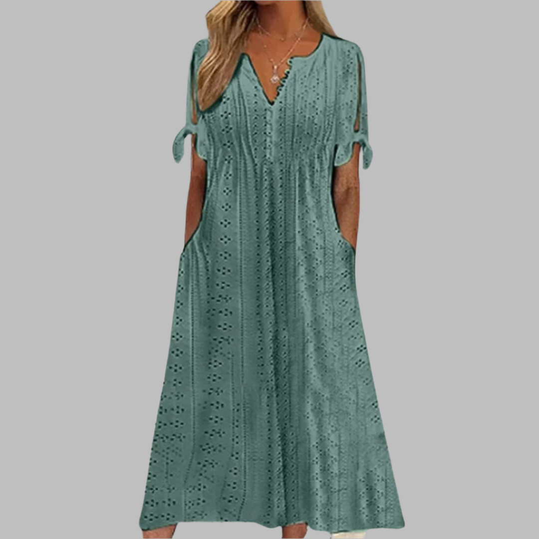Alice – Robe midi élégante d'été au style boho