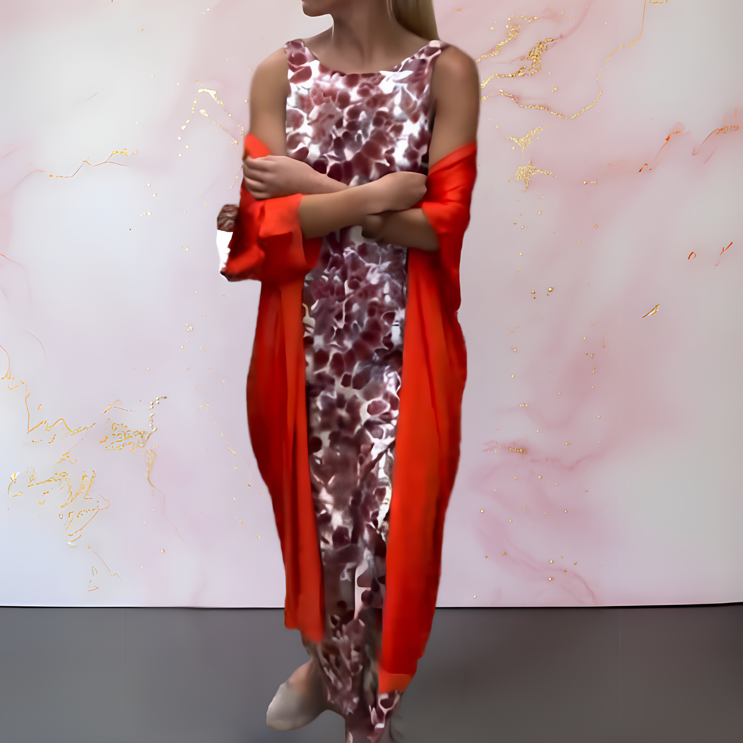 IRAVELLE – ROBE ÉLÉGANTE AVEC CARDIGAN