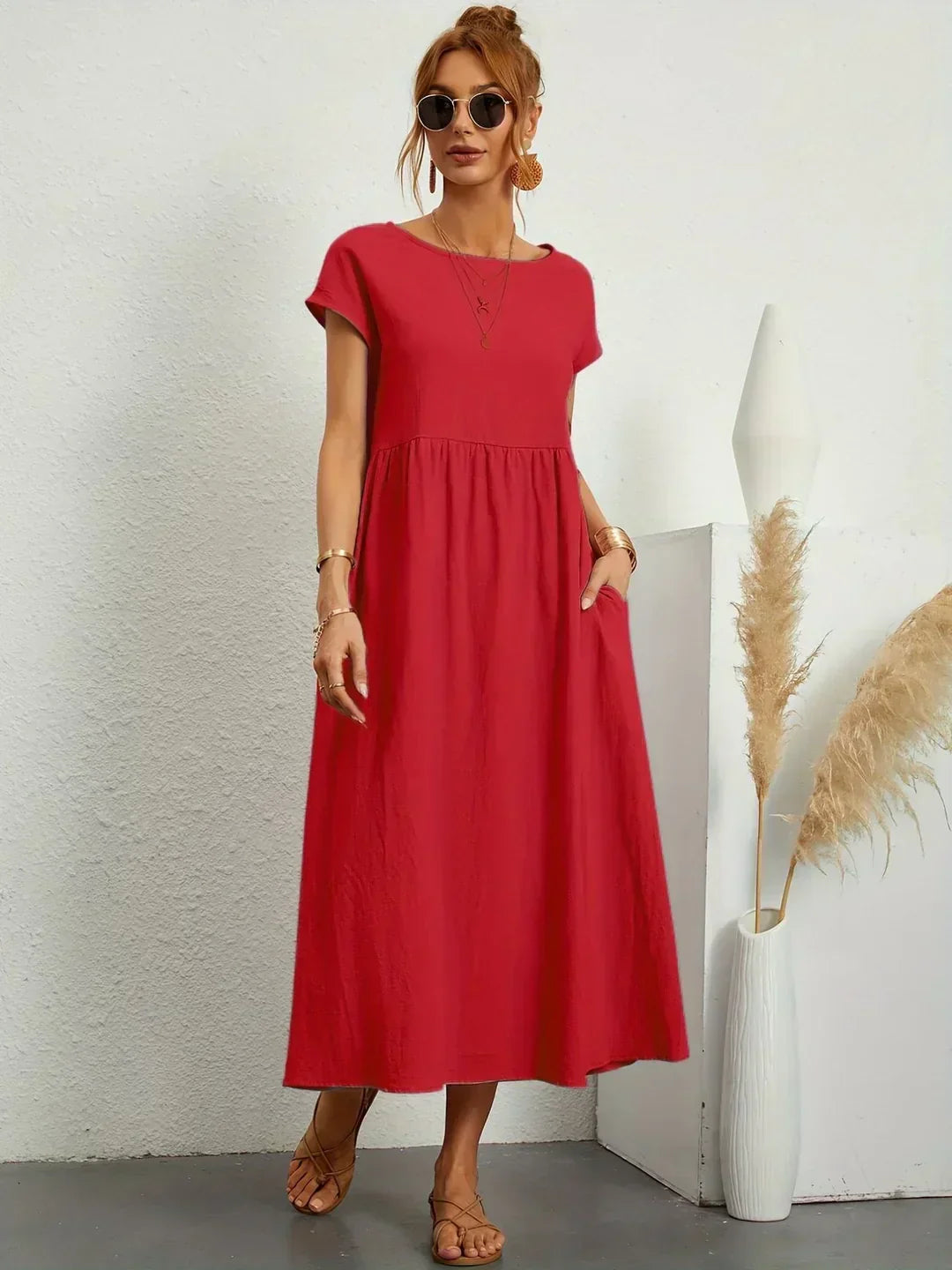 Gabrielle™ | Robe Midi Élégante et Intemporelle