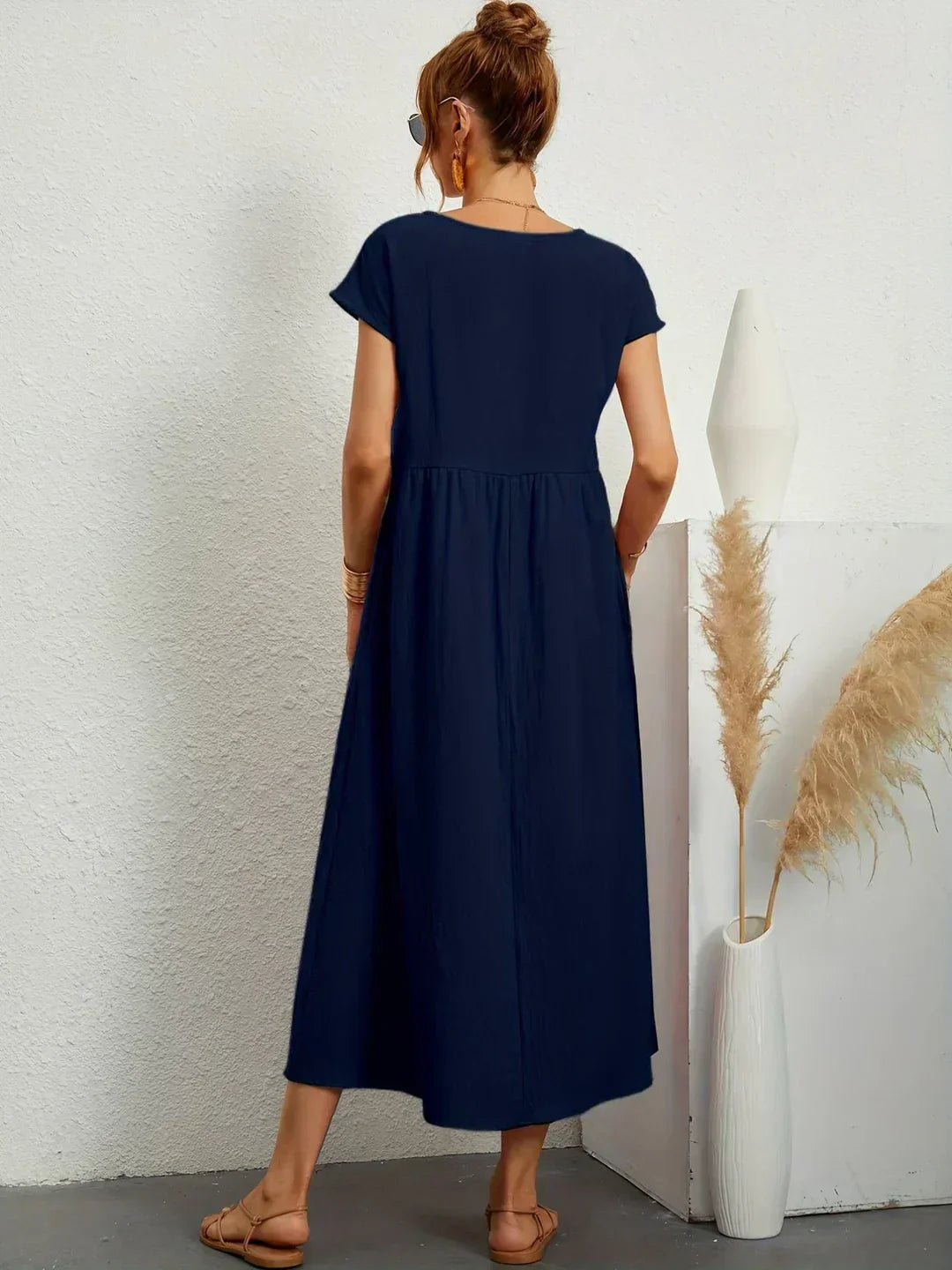 Ursina™ | Robe Midi Fluide.