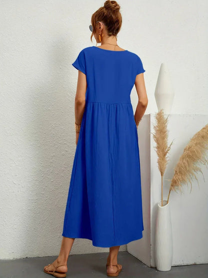 Ursina™ | Robe Midi Fluide.