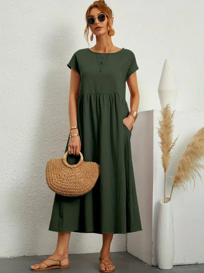 Gabrielle™ | Robe Midi Élégante et Intemporelle