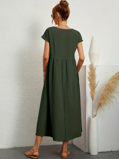 Ursina™ | Robe Midi Fluide.