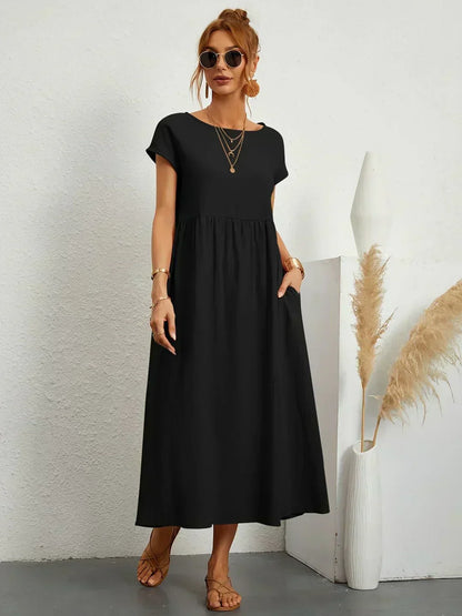 Ursina™ | Robe Midi Fluide.