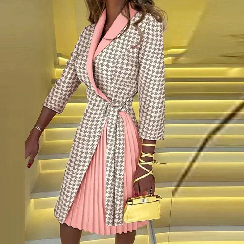 Maelle | Robe Blazer Chic Pour Femme | Mini