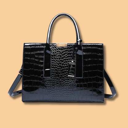 Sac en Cuir avec Imprimé Crocodile de New York