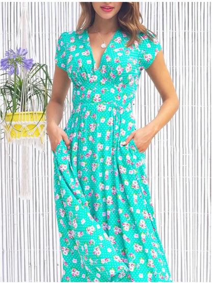 Fienna – Robe Midi avec Boutons à l'Avant
