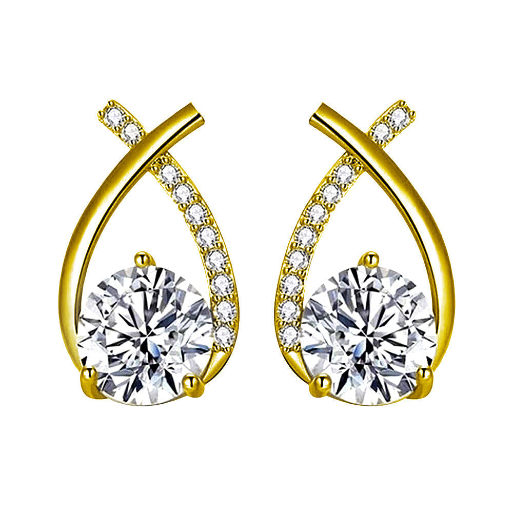 Boucles d'oreilles dorées Arielle